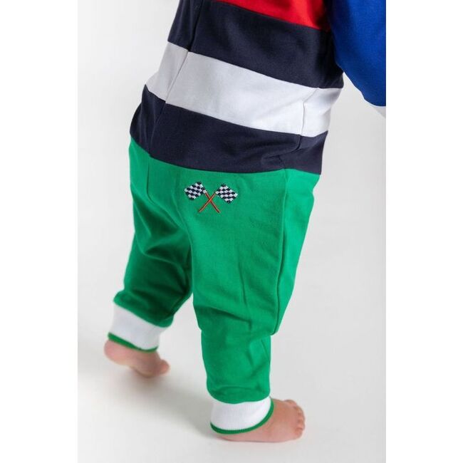 Jersey Knit Longall With Race Car - Rompers - 2