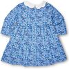 Floral Print Knit Dress With Flower - Dresses - 3