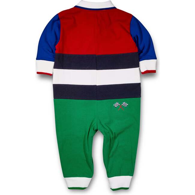 Jersey Knit Longall With Race Car - Rompers - 3