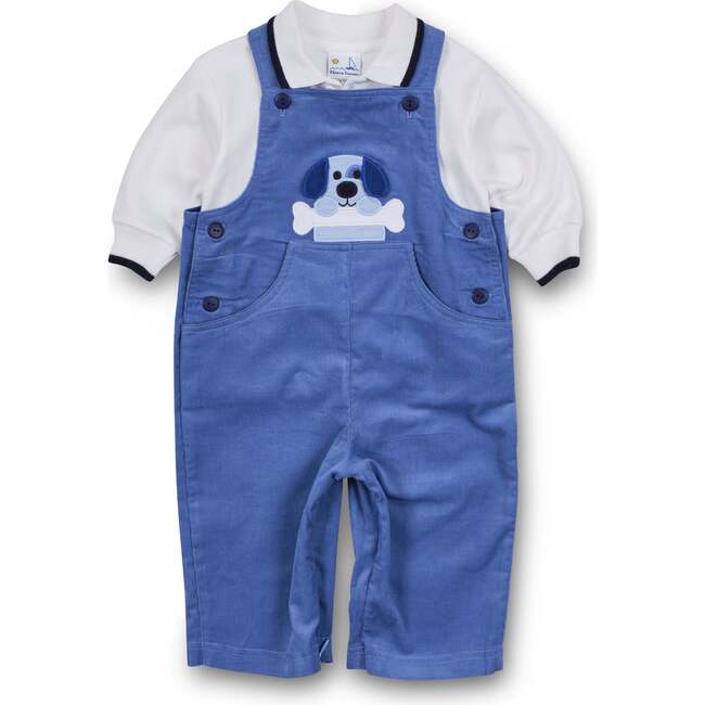Corduroy Longall With Dog & Bone - Rompers - 2