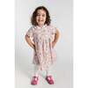 Floral Dress With Embroidered Collar - Dresses - 2
