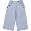 Stripe Button Front Pants - Pants - 1 - thumbnail