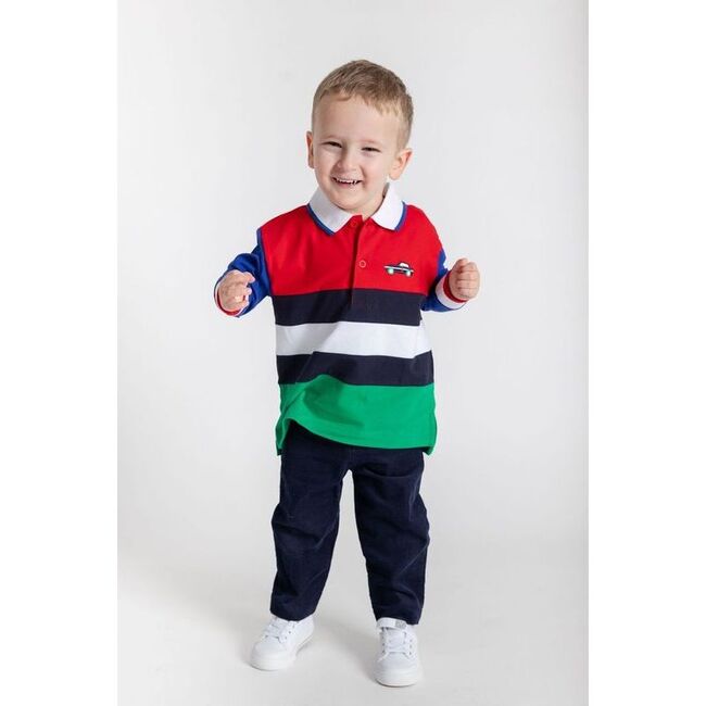 Jersey Knit Polo With Race Car - Polo Shirts - 2