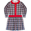 Printed Knit Plaid Dress - Dresses - 1 - thumbnail