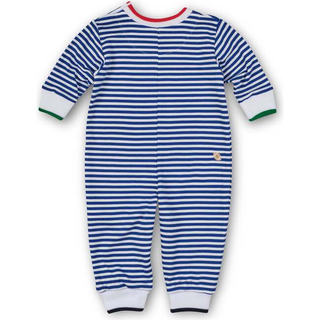 Stripe Knit Longall With Emb Sport Balls - Rompers - 3