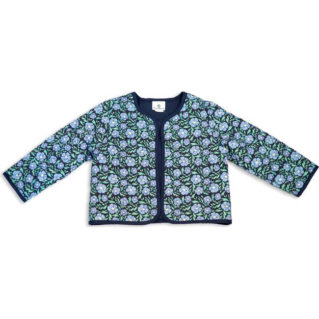 Floral Print Quilted Jacket
