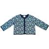 Floral Print Quilted Jacket - Jackets - 1 - thumbnail