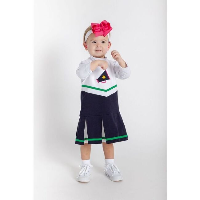 French Terry Jumper With Cheer Megaphone - Rompers - 2