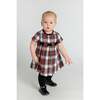 Plaid Dress With Bows - Dresses - 2