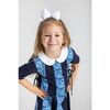Floral Print Knit Colorblock Dress - Dresses - 3