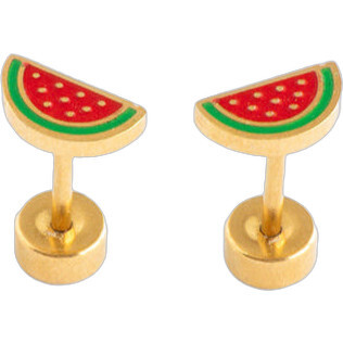 Watermelon Stud Earrings, Multi