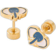 Elephant Stud Earrings, Grey