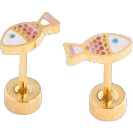 Fish Stud Earrings, Multi
