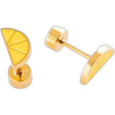Lemon Stud Earrings, Yellow