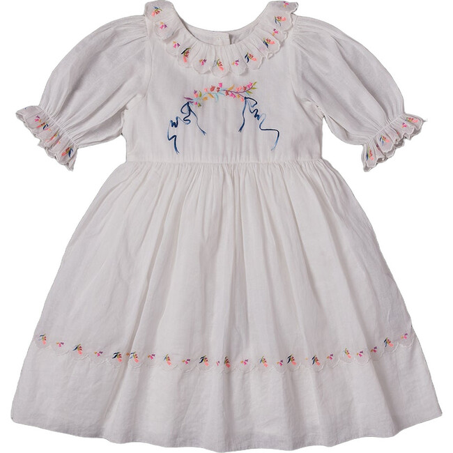 Violet Dress, Bright White