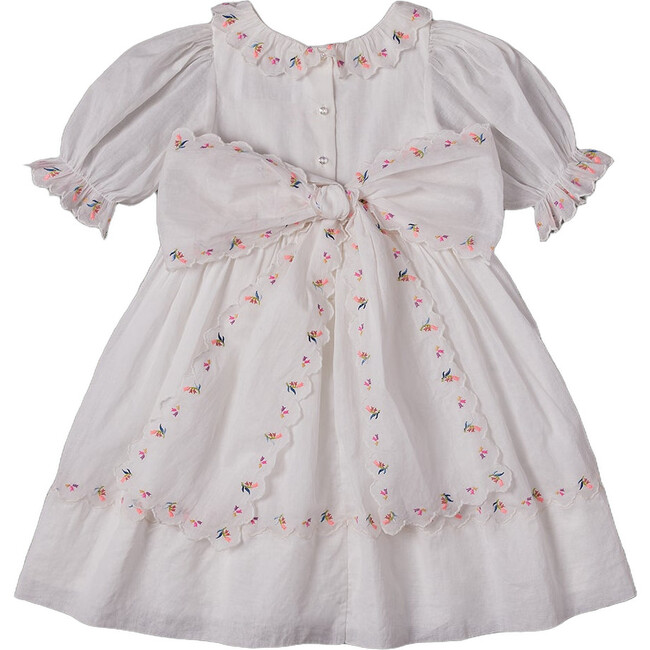 Violet Dress, Bright White - Dresses - 2