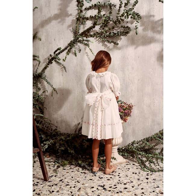 Violet Dress, Bright White - Dresses - 4