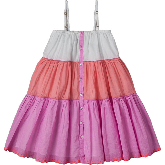 Adeline Dress, Coral Spring Mix