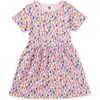 Short Sleeve Twirl Dress, Wildflowers - Dresses - 1 - thumbnail
