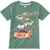 Le Mans Race Graphic Tee, Silver Pine - T-Shirts - 1 - thumbnail