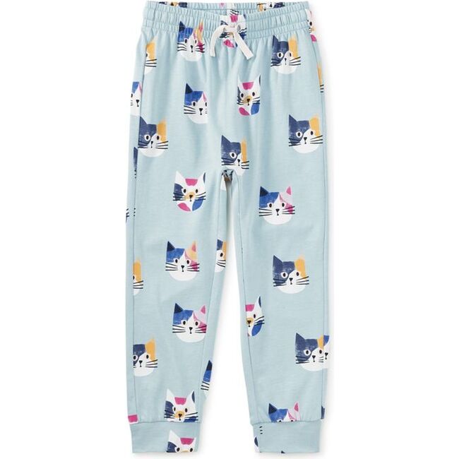 Printed Everyday Joggers, Colorblock Cats