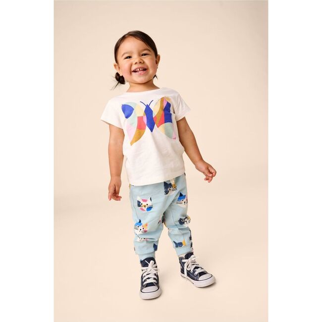 Printed Everyday Joggers, Colorblock Cats - Sweatpants - 2