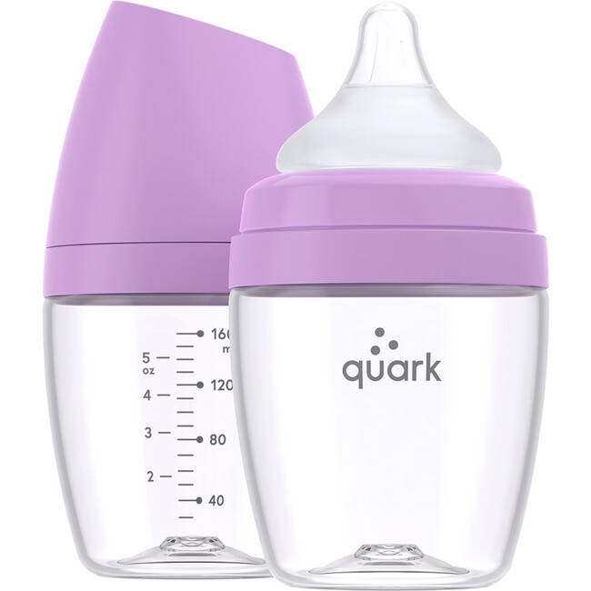 BuubiBottle 2 Pack Combo Feeding Baby Bottle MINI, Purple