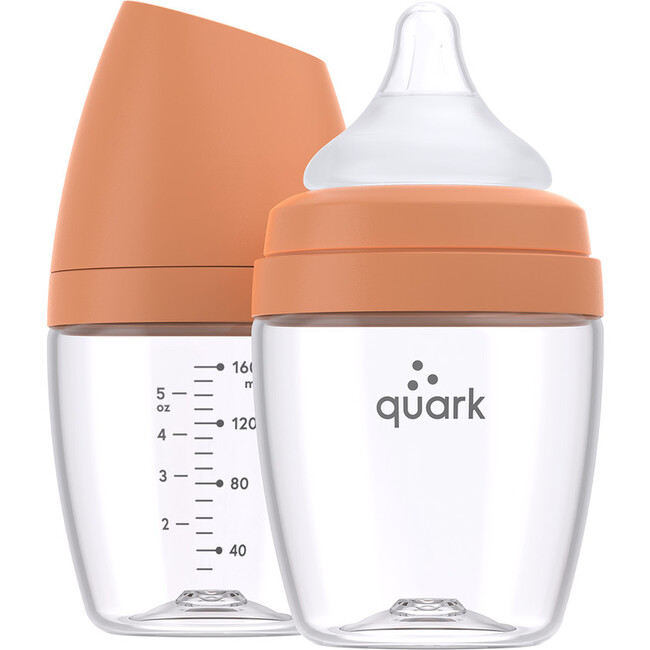 BuubiBottle 2 Pack Combo Feeding Baby Bottle MINI, Orange