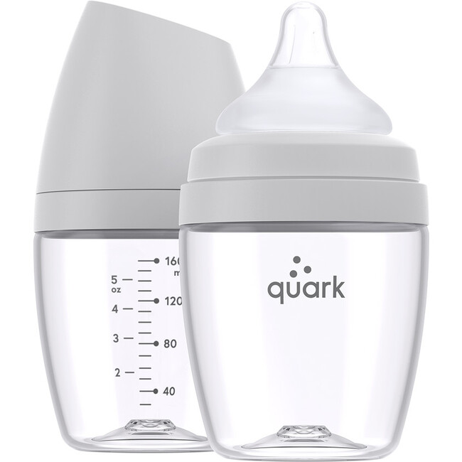 BuubiBottle 2 Pack Combo Feeding Baby Bottle MINI, Grey