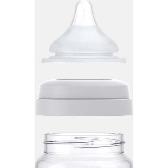 BuubiBottle 2 Pack Combo Feeding Baby Bottle MINI, Grey - Bottles - 3