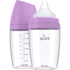 BuubiBottle 2 Pack Combo Feeding Baby Bottle MAX, Purple - Bottles - 1 - thumbnail