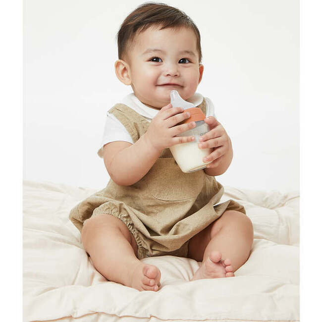 BuubiBottle 2 Pack Combo Feeding Baby Bottle MINI, Orange - Bottles - 6