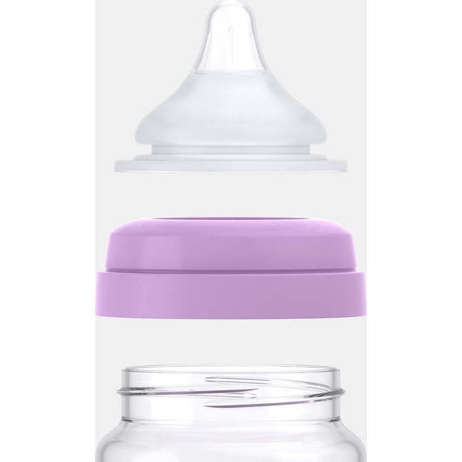 BuubiBottle 2 Pack Combo Feeding Baby Bottle MAX, Purple - Bottles - 5