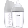 BuubiBottle 2 Pack Combo Feeding Baby Bottle MAX, Grey - Bottles - 1 - thumbnail