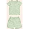 Tee and Shorts Set, Green - Mixed Apparel Set - 1 - thumbnail