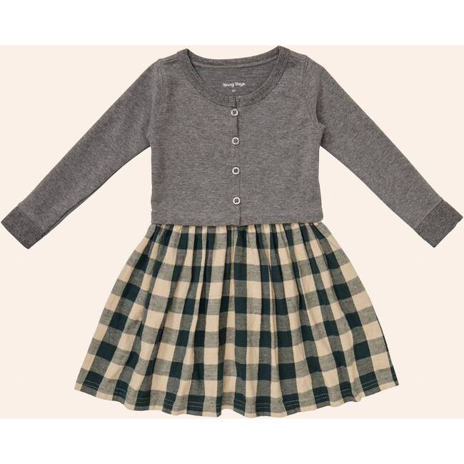 Sonoma Dress, Charcoal/Plaid