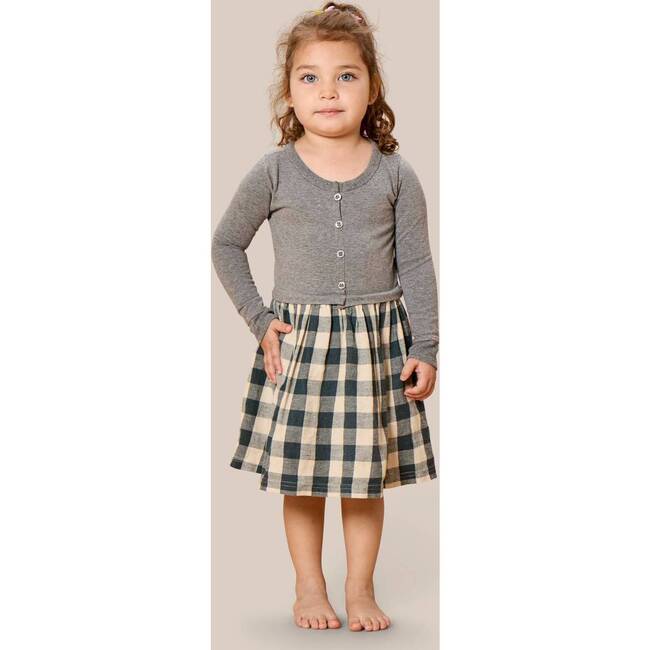 Sonoma Dress, Charcoal/Plaid - Dresses - 2