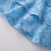 Gianna Embroidery Mini Dress, Powder Blue - Dresses - 6