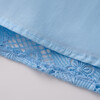 Gianna Embroidery Mini Dress, Powder Blue - Dresses - 7