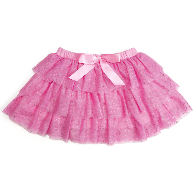 Raspberry Bow Tiered Tutu, Raspberry