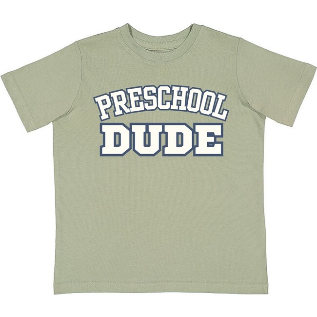 Preschool Varsity Short Sleeve T-Shirt, Sage