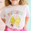 Preschool Pencil Bow Short Sleeve T-Shirt, Ballet - T-Shirts - 3