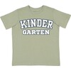 Kindergarten Varsity Short Sleeve T-Shirt, Sage - T-Shirts - 1 - thumbnail
