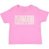 Kindergarten Sequin Patch Short Sleeve T-Shirt, Raspberry - T-Shirts - 1 - thumbnail
