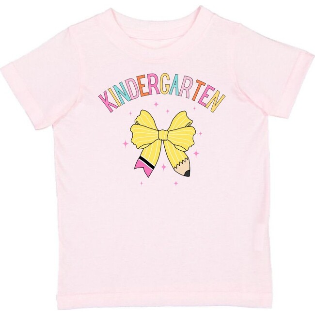 Kindergarten Pencil Bow Short Sleeve T-Shirt, Ballet