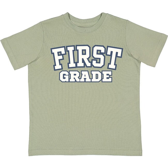 First Grade Varsity Short Sleeve T-Shirt, Sage