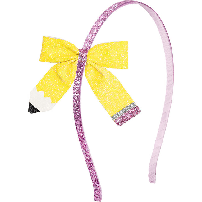 Coquette Pencil Bow Headband, Multi
