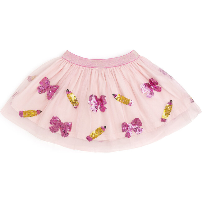 Back to School Cutie Sequin Tutu, Pink