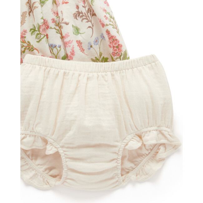 Linen Blend Dress & Headband Set Dune Flowers Print - Dresses - 3