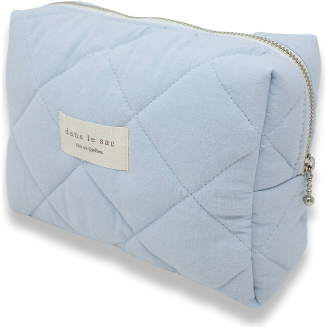 Quilted Pouch, Cloud